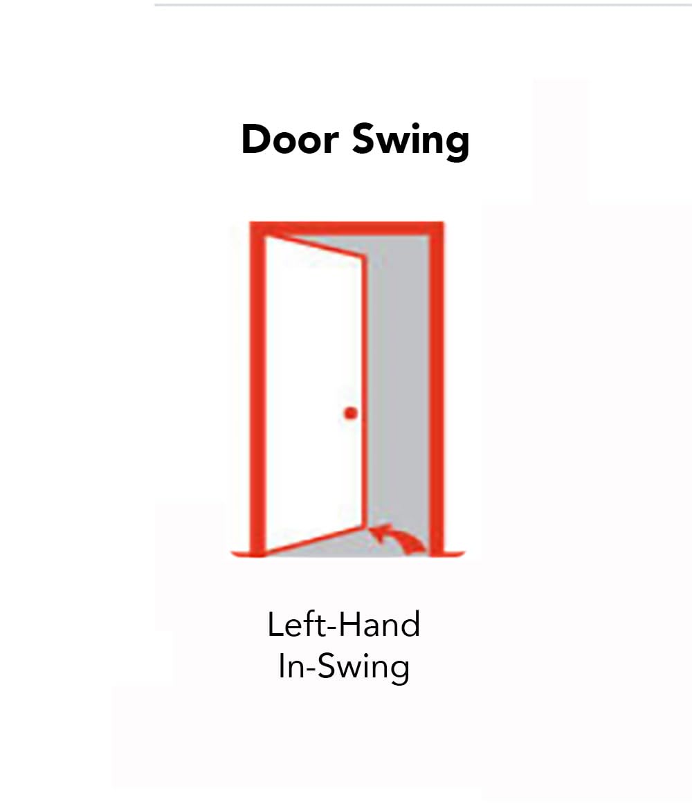 Fiberglass Front Entry Door 36" x 80" with Sidelite G56576