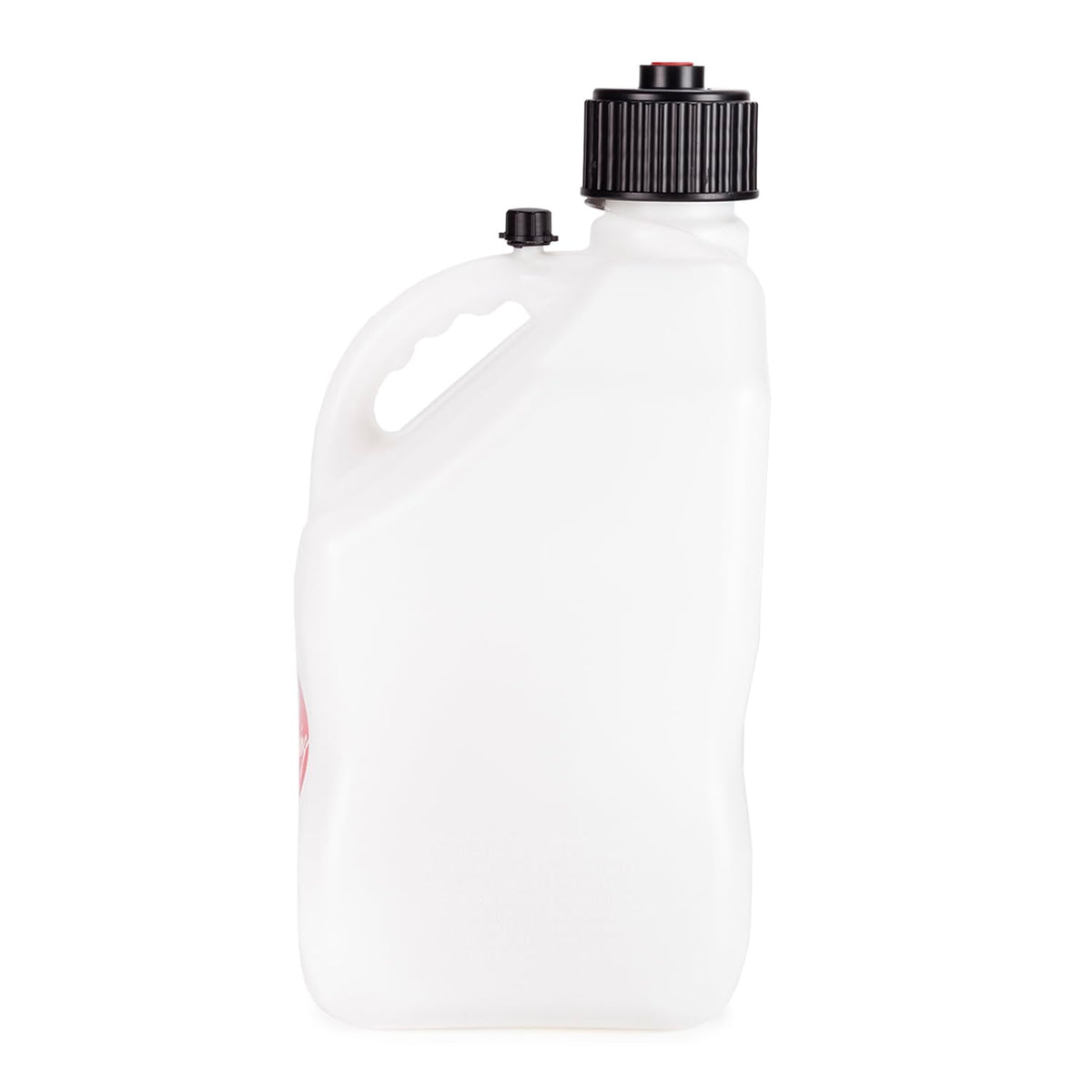 5.5 Gallon Square Motorsport Jug White with Filler Hose Q16831
