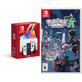 Nintendo Switch OLED Model with White Joy-Con and Game Bundle S141