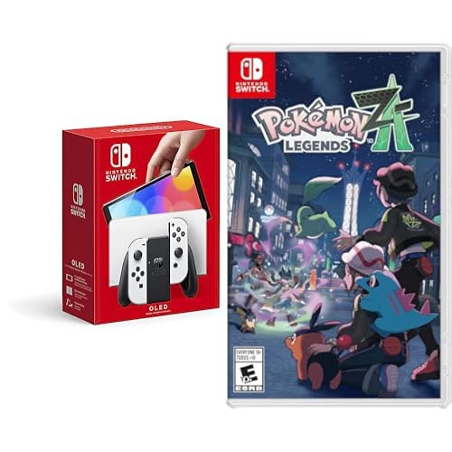 Nintendo Switch OLED Model with White Joy-Con and Game Bundle S141
