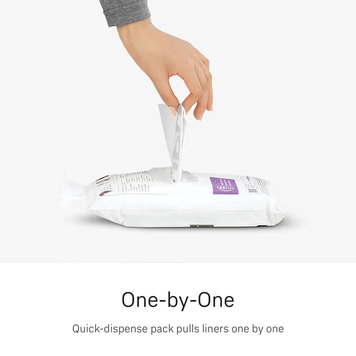100 Count Drawstring Kitchen Trash Bags, 40-50 Liter, White R68959