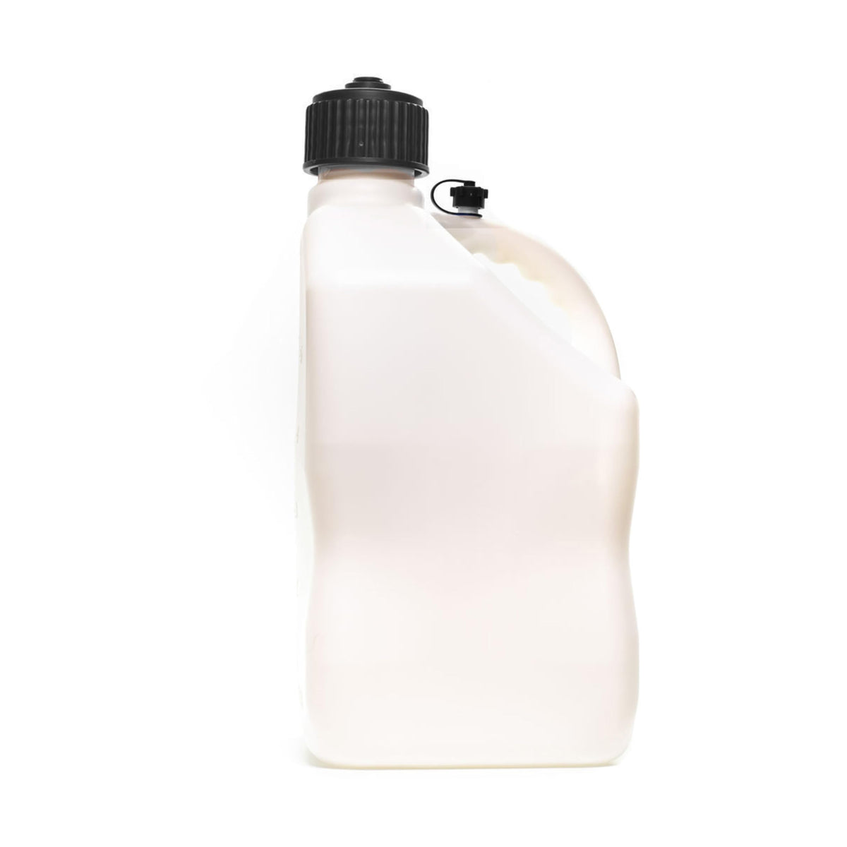 5.5 Gallon Square Motorsport Jug White with Filler Hose Q16831