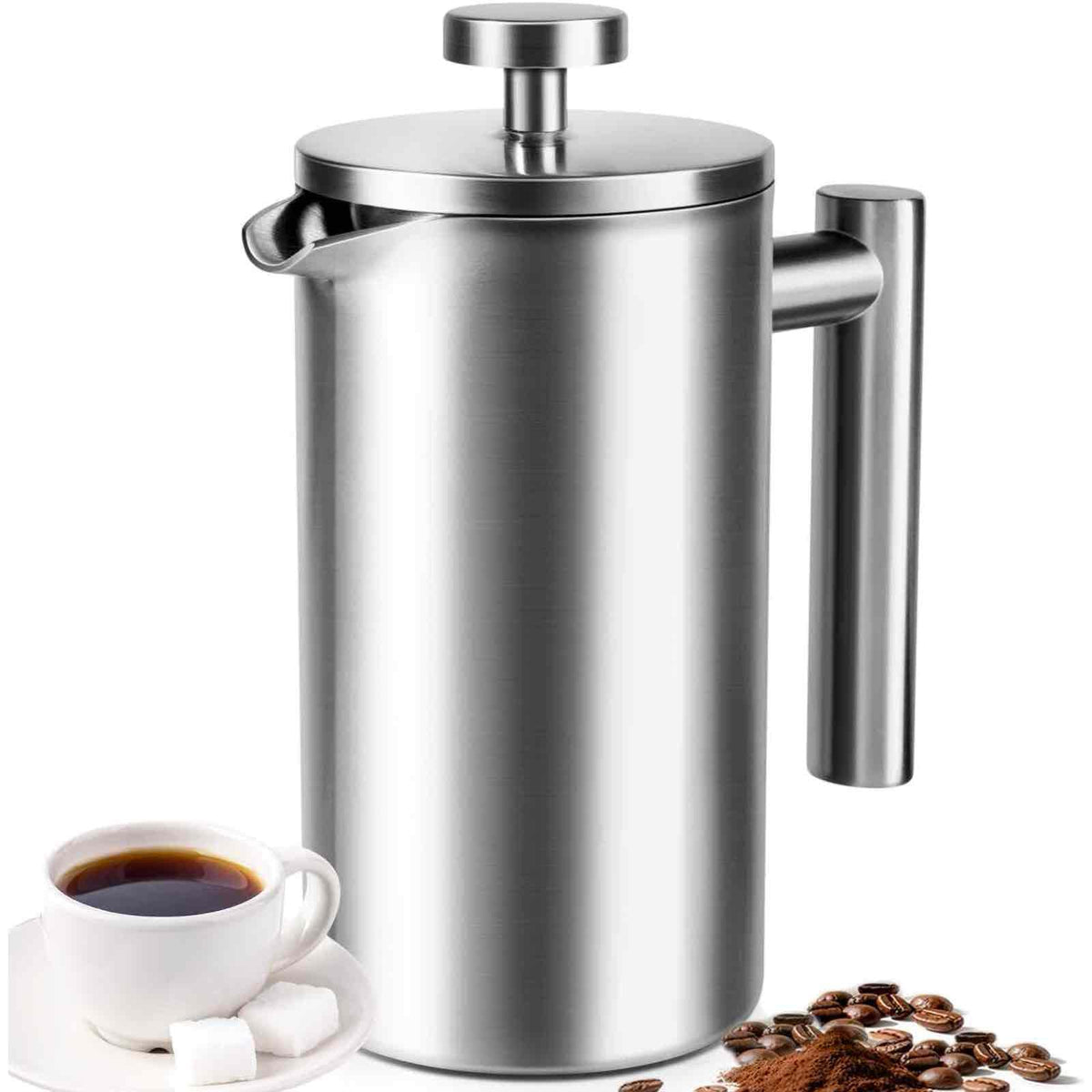 34 oz Stainless Steel French Press B20169