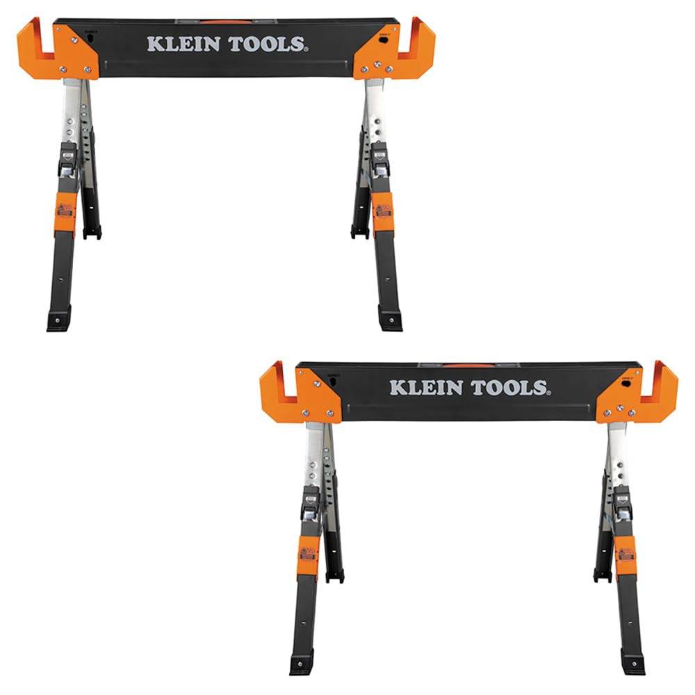 Adjustable Folding Sawhorse 2-Pack L953
