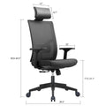 Ergonomic Mesh Office Chair with Lumbar Support V943803