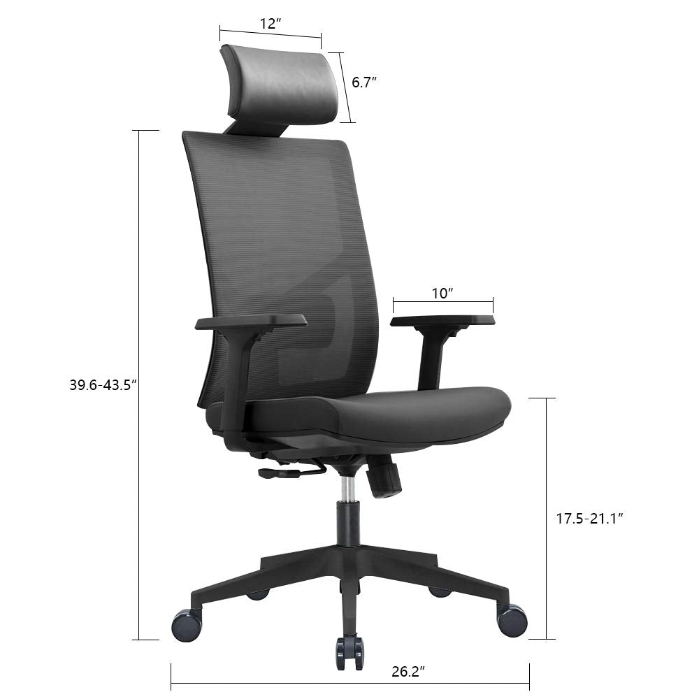 Ergonomic Mesh Office Chair with Lumbar Support V943803