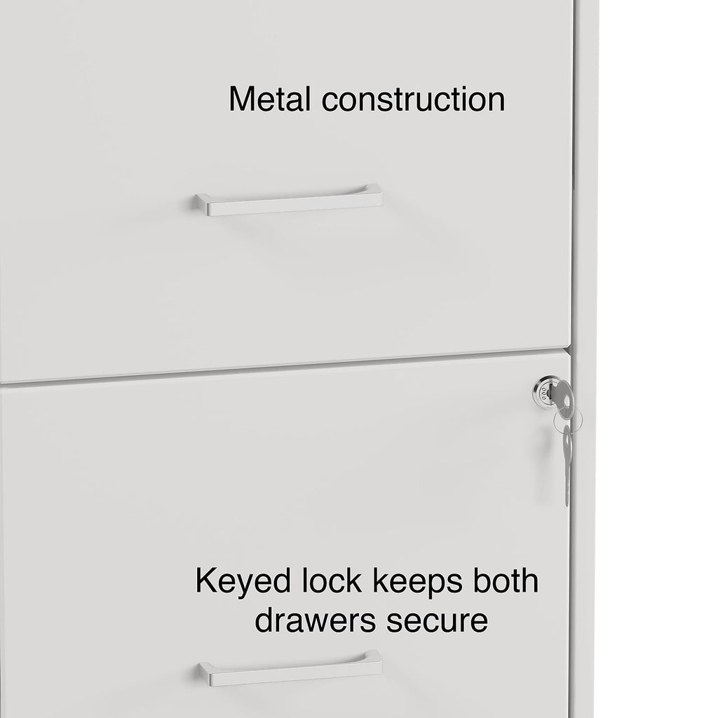 2 Drawer Letter Size Lockable File Cabinet G47408