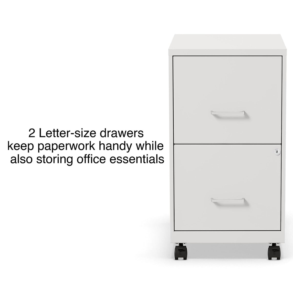 2 Drawer Letter Size Lockable File Cabinet G47408