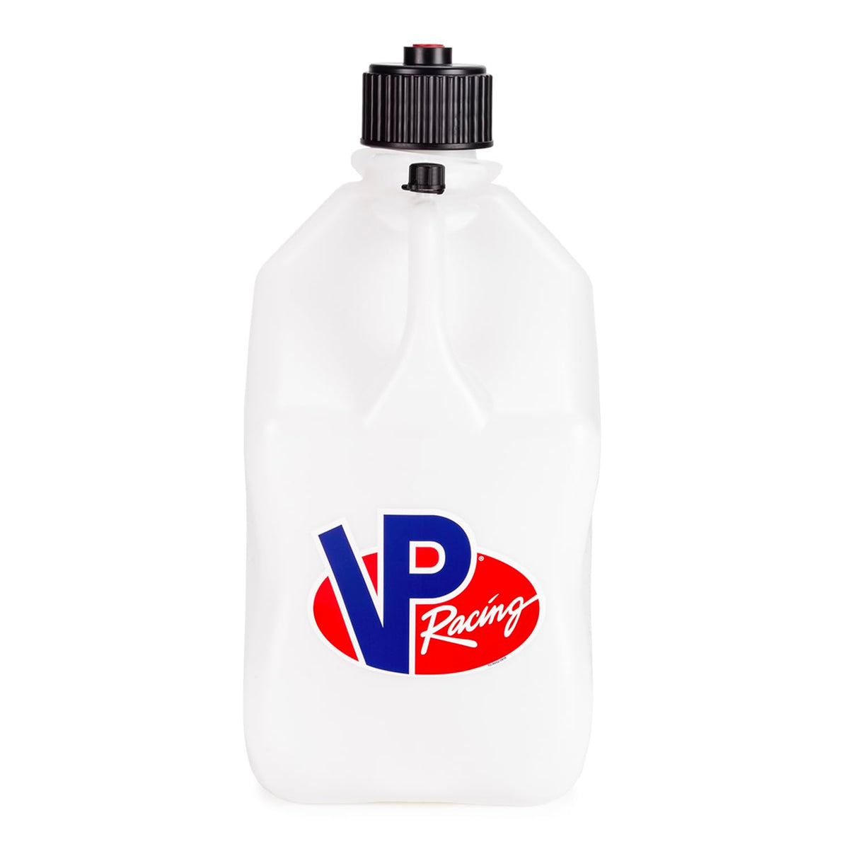 5.5 Gallon Square Motorsport Jug White with Filler Hose Q16831