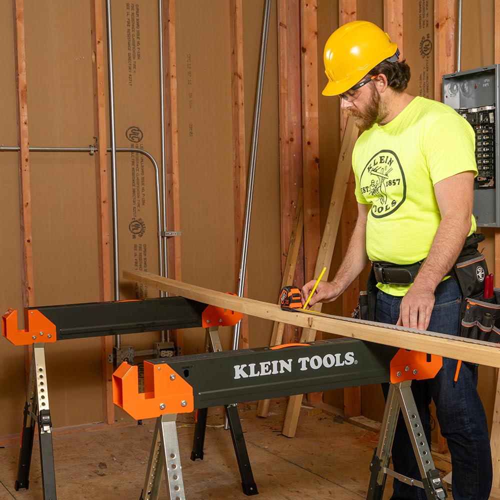 Adjustable Folding Sawhorse 2-Pack L953