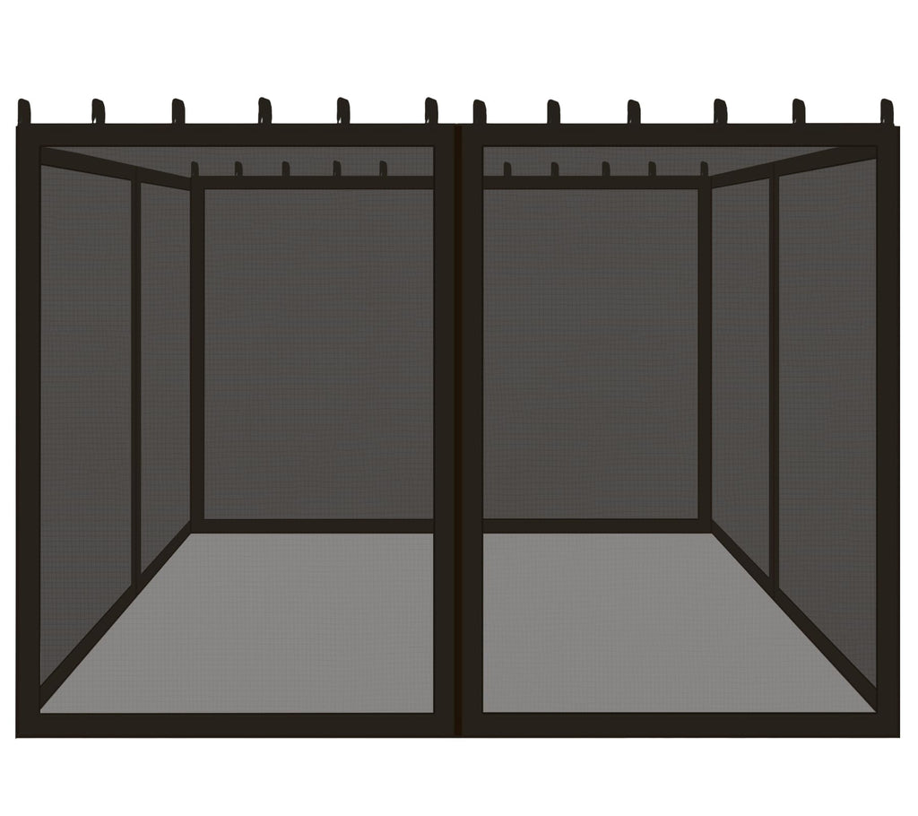 Black 10x10 FT Mosquito Netting Replacement C3345