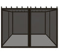 Black 10x10 FT Mosquito Netting Replacement C3345