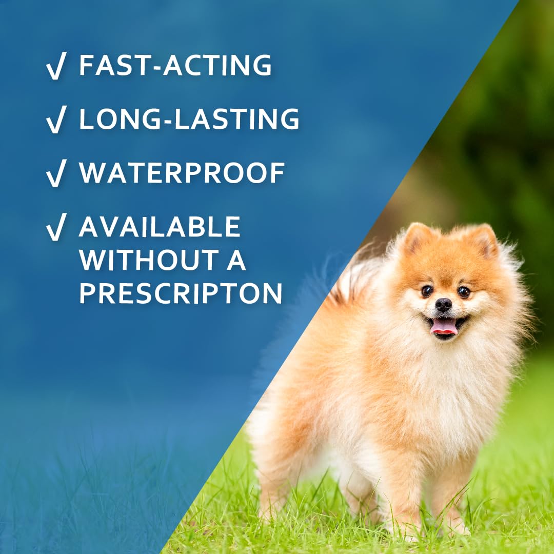 Flea and Tick Prevention for Dogs 23-44 Pounds 6 Month Supply M128
