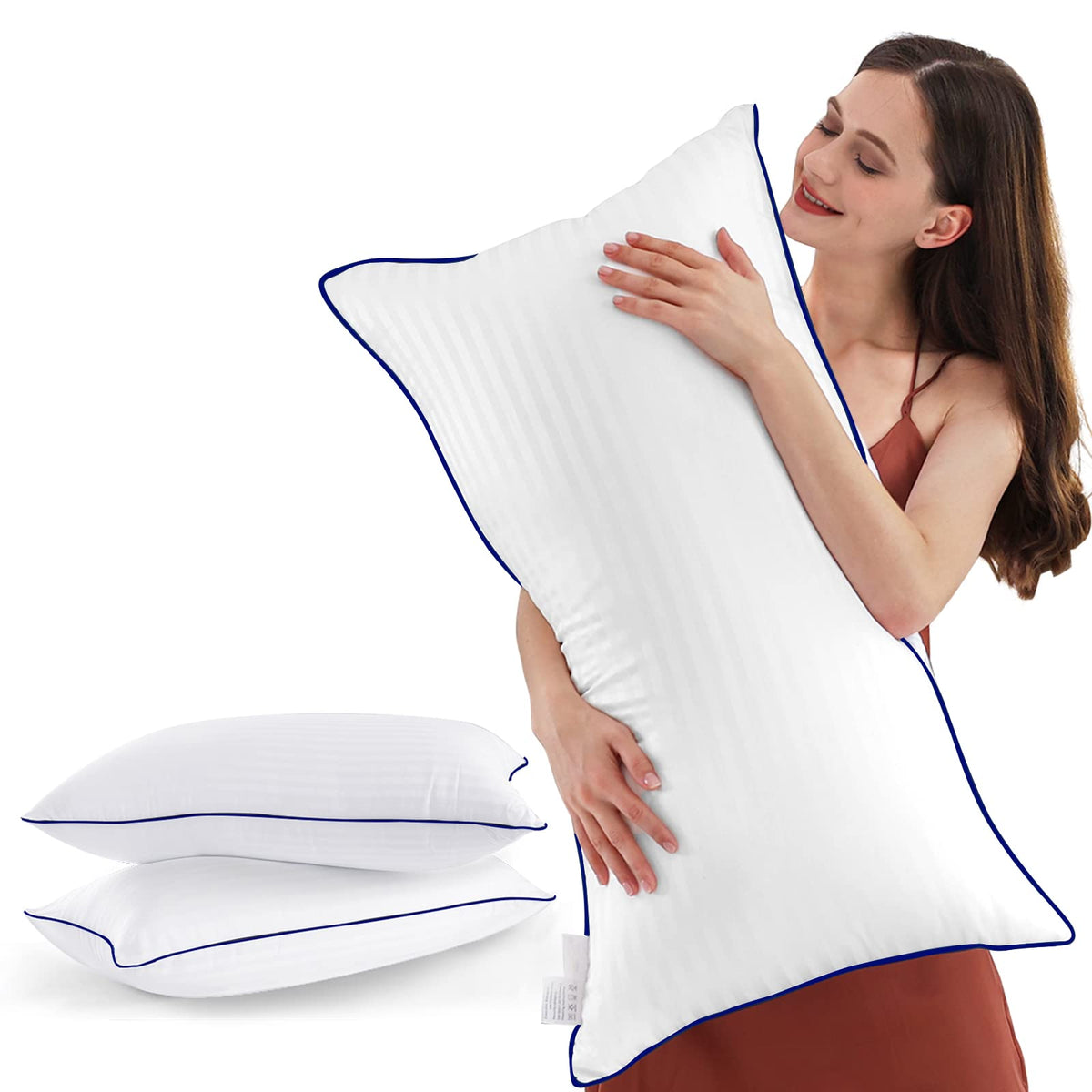 King Size Bed Pillows Set of 2 V204