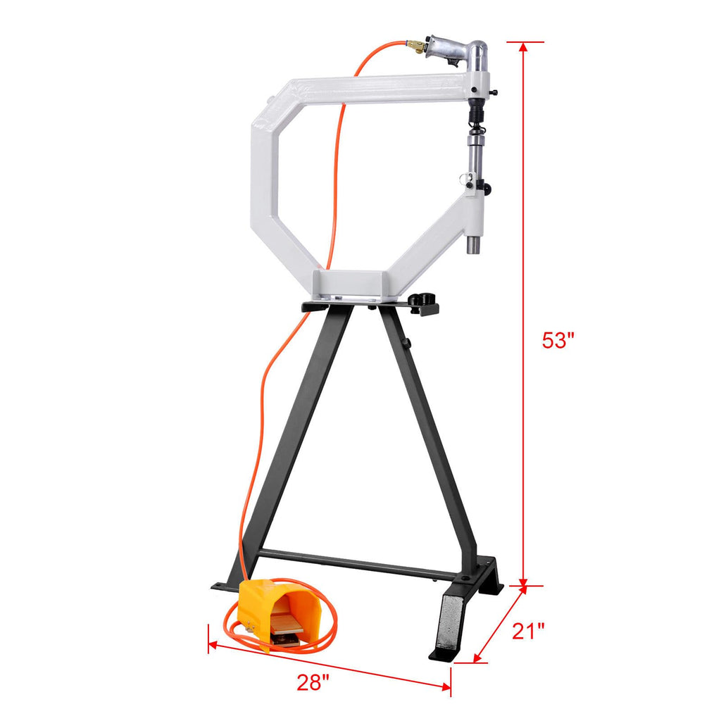 19.6" Pneumatic Planishing Hammer with Steel Frame Stand O998
