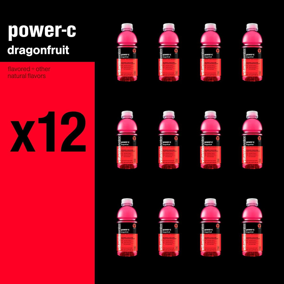 Nutrient Enhanced Electrolyte Water Beverage 20 Fl Oz Pack of 12 A4194