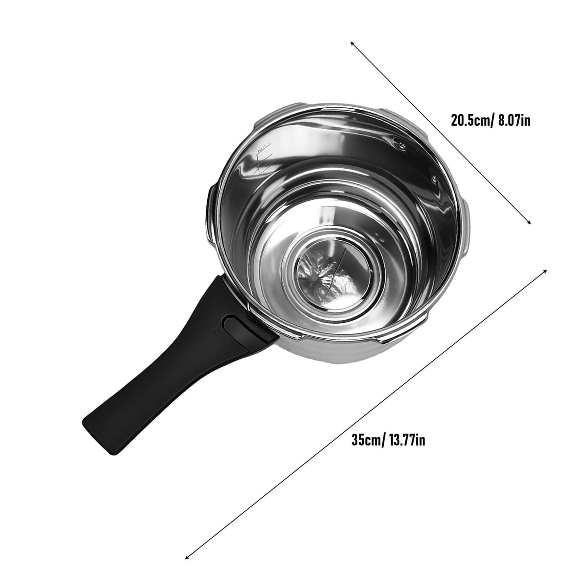 3L Stainless Steel Pressure Cooker K869506