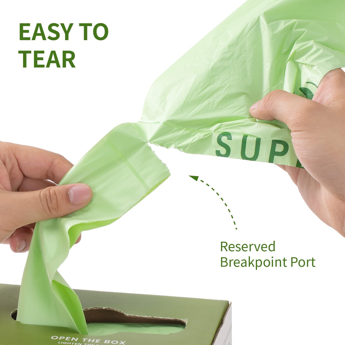 1.6 Gallon Compostable Food Scrap Bags A209808