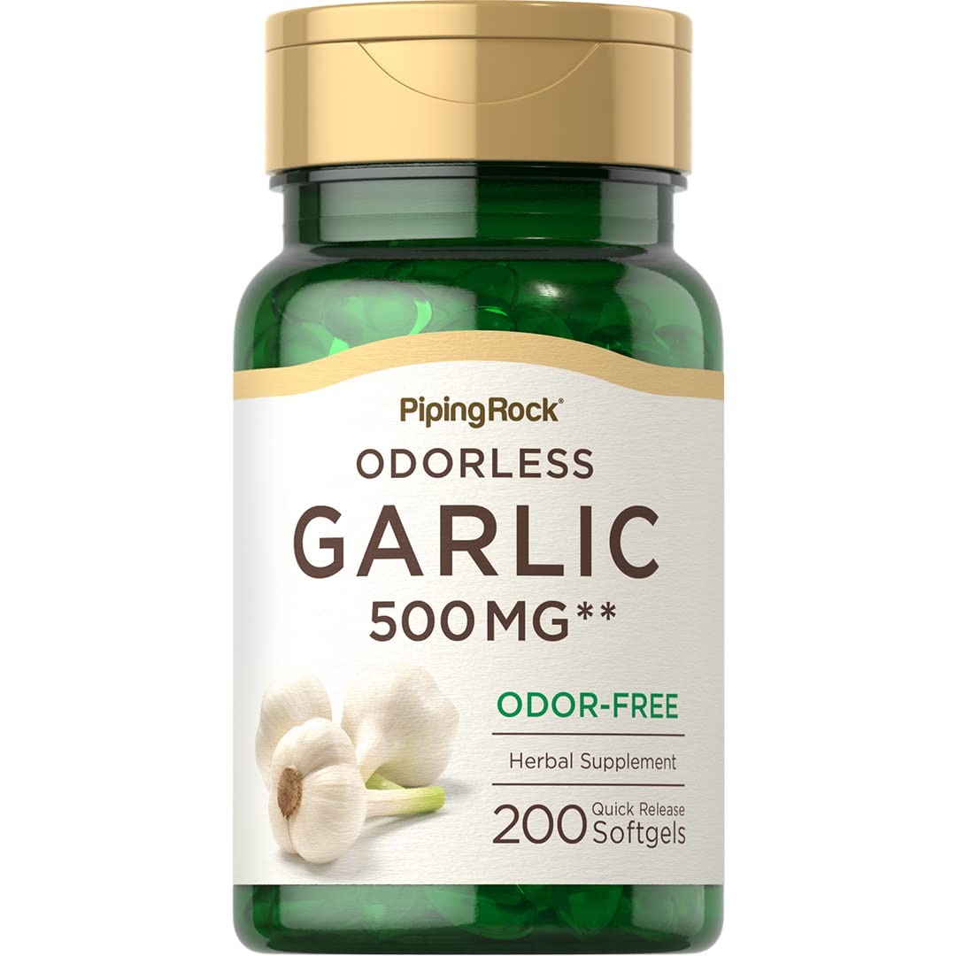 Odorless Garlic Supplement 200 Softgels F304