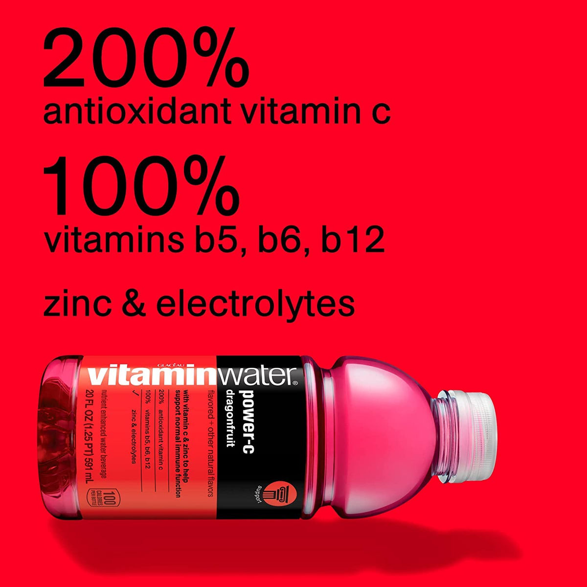 Nutrient Enhanced Electrolyte Water Beverage 20 Fl Oz Pack of 12 A4194