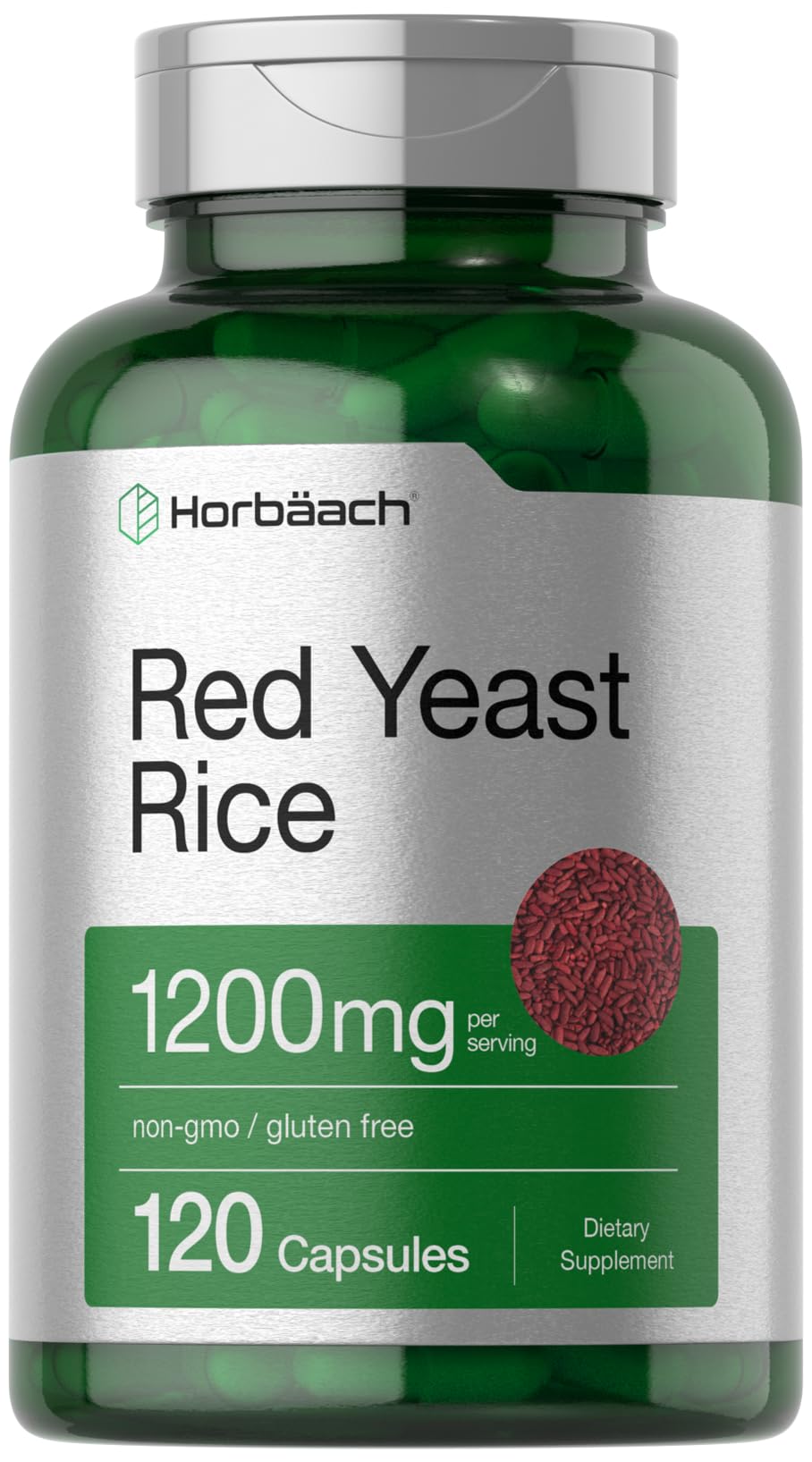 Red Yeast Rice 1200 mg 120 Capsules K66283