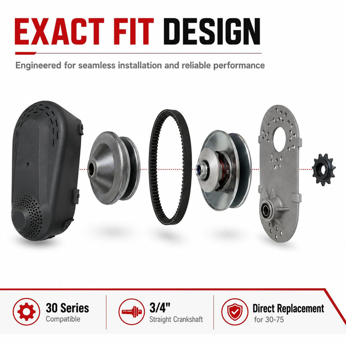 3/4” 10T #40/41/420 Chain Torque Converter Kit T83462