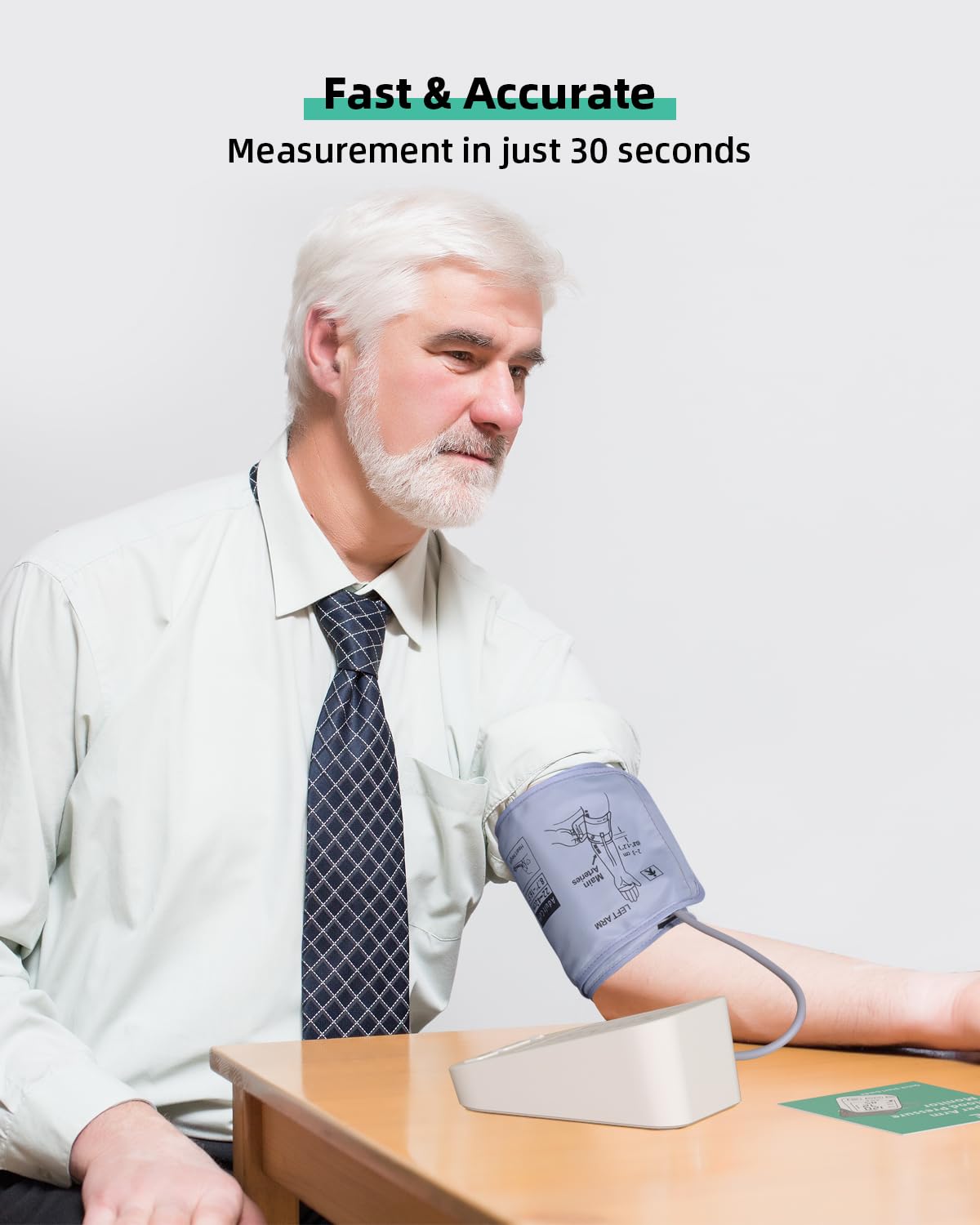 FDA Cleared Blood Pressure Monitor Large LCD Display Z549324