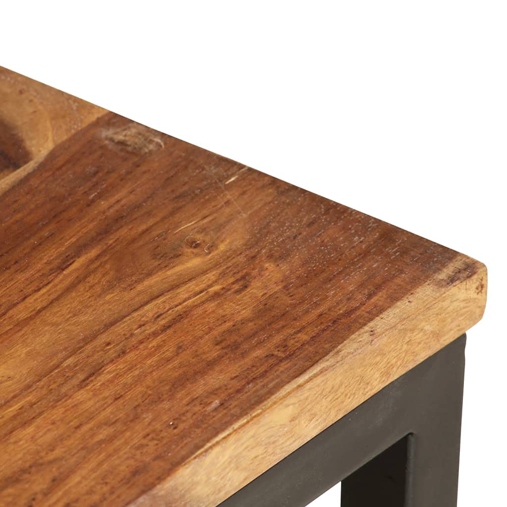 Brown Solid Sheesham Wood Nesting Coffee Table Set of 2 A82237