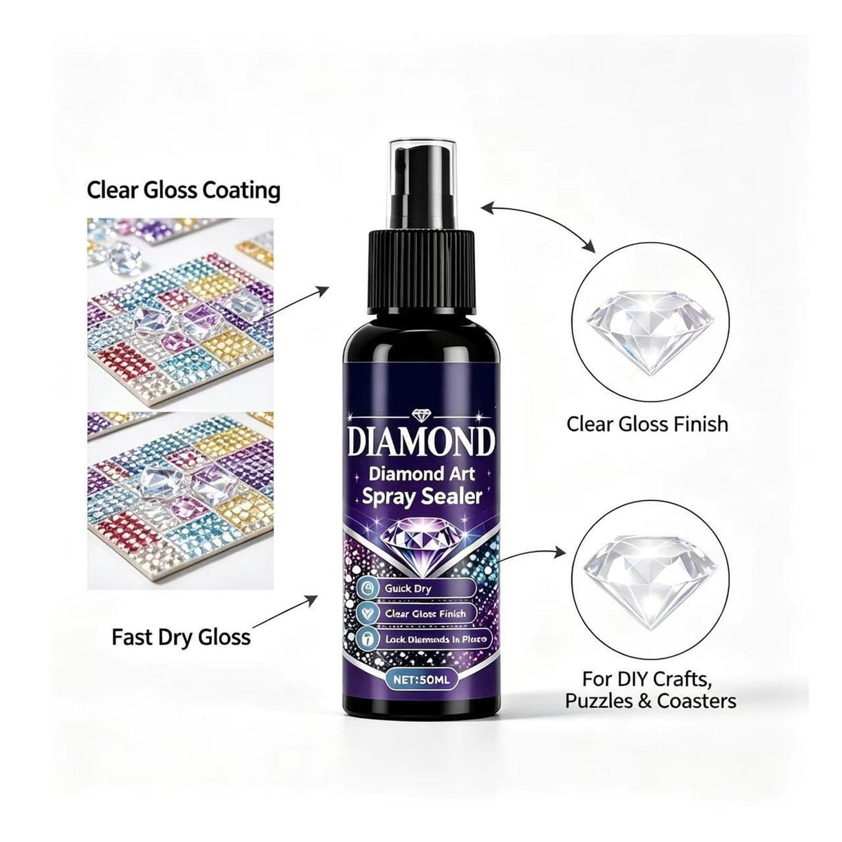 Diamond Painting Sealer Spray D732