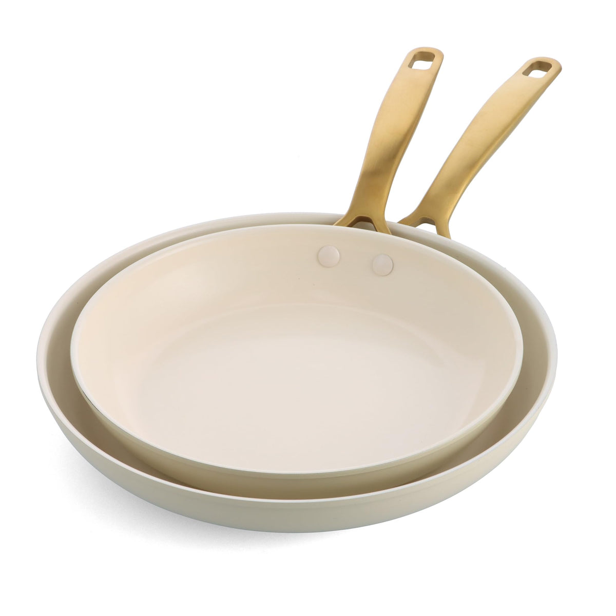 Nonstick Ceramic 2 Piece Frying Pan Skillet Set O751