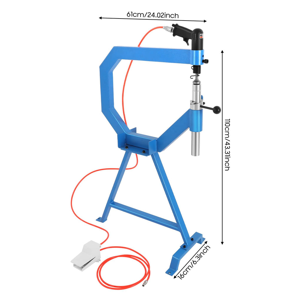Pneumatic Planing Hammer with Pedal and Stand L467