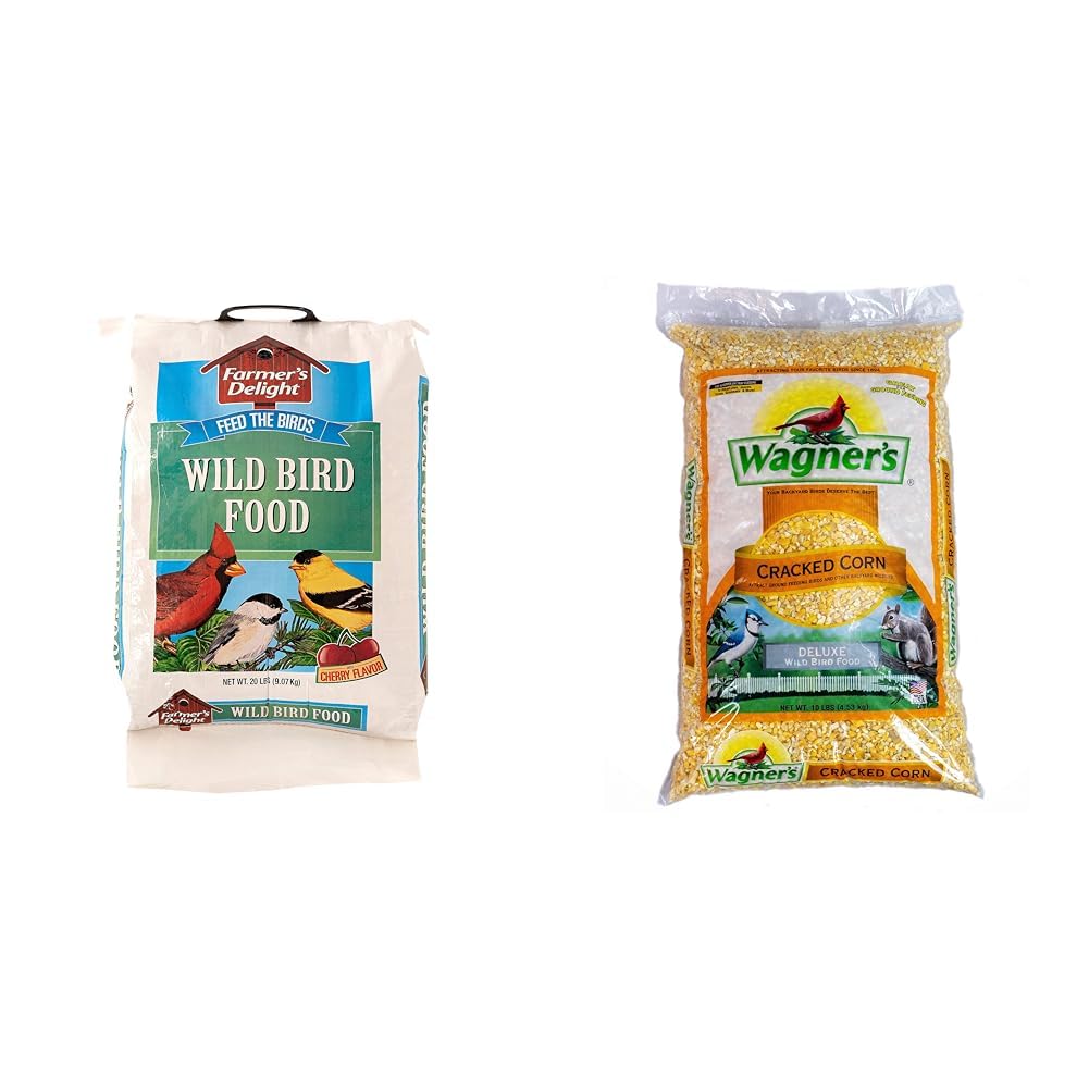 20-Pound Wild Bird Food and 10-Pound Cracked Corn M74067