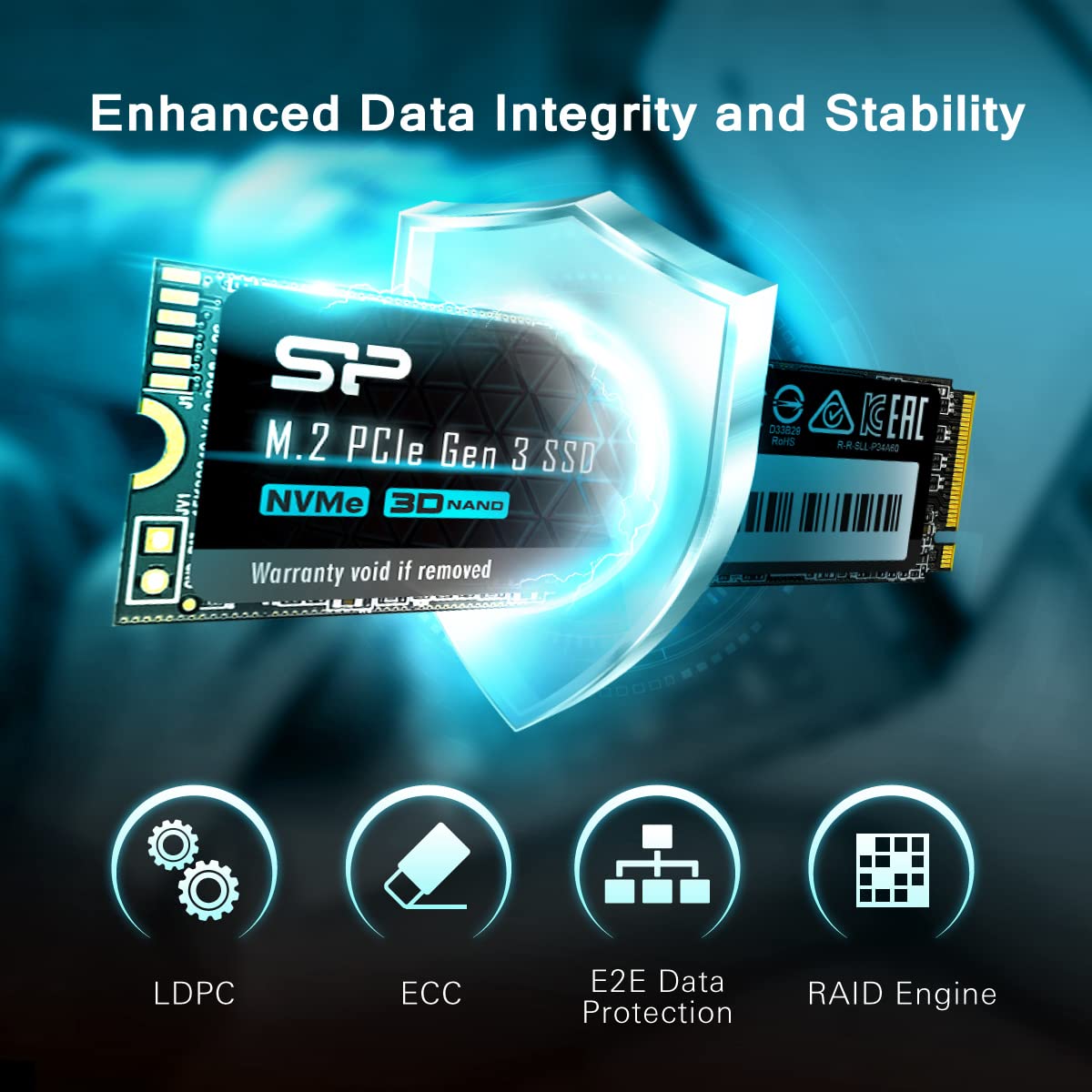 512GB NVMe M.2 PCIe Gen3x4 2280 SSD J761