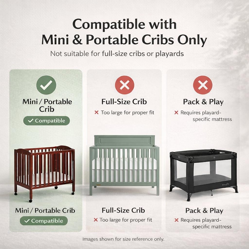 Extra Firm Dual-Sided Baby Crib Mattress with Breathable Fabric X147818