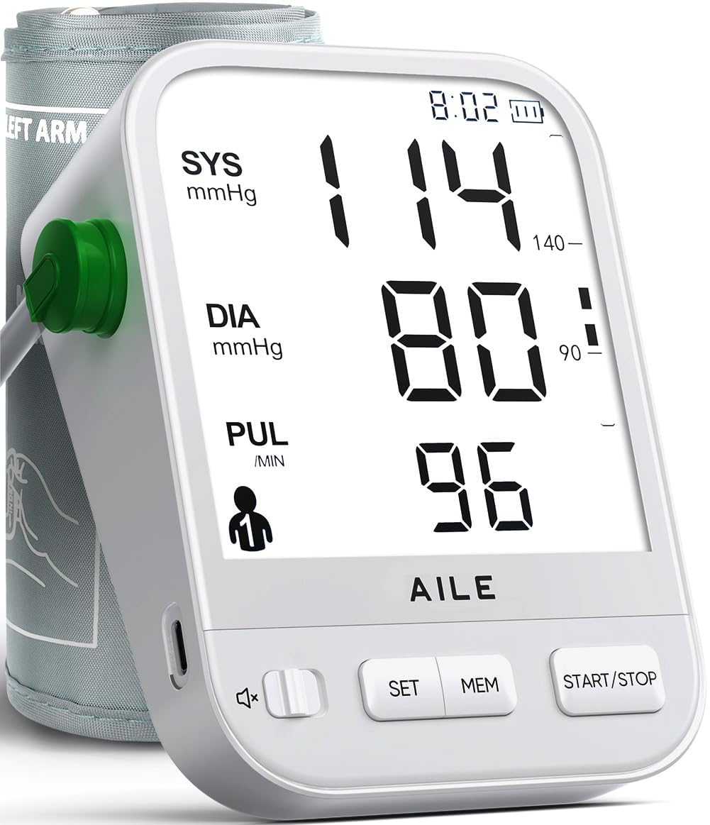 FDA Cleared Blood Pressure Monitor Large LCD Display Z549324