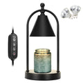 Black Candle Warmer Lamp with Timer I12386