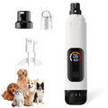 Dog Nail Grinder with LCD Screen, 6 Speeds, 4 Grinding Heads E462374