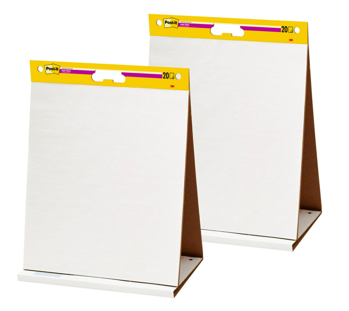 Portable Tabletop Easel Pad 20x23 Inches 20 Sheets 2 Pads X63310