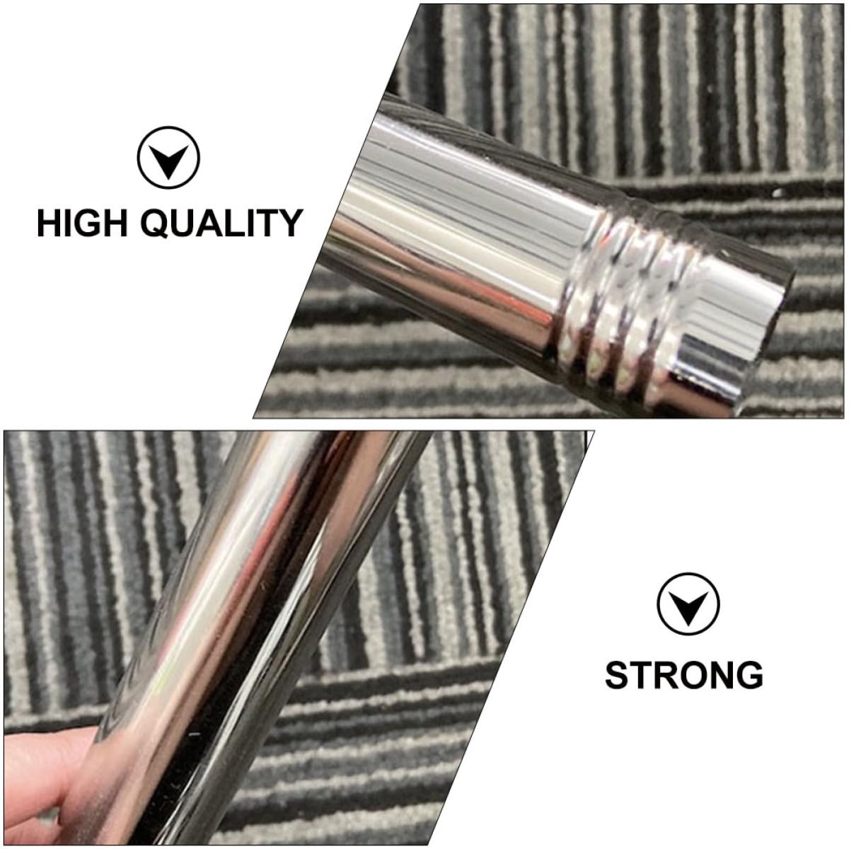 2pcs Stainless Steel Rustproof Outdoor Flag Pole E186