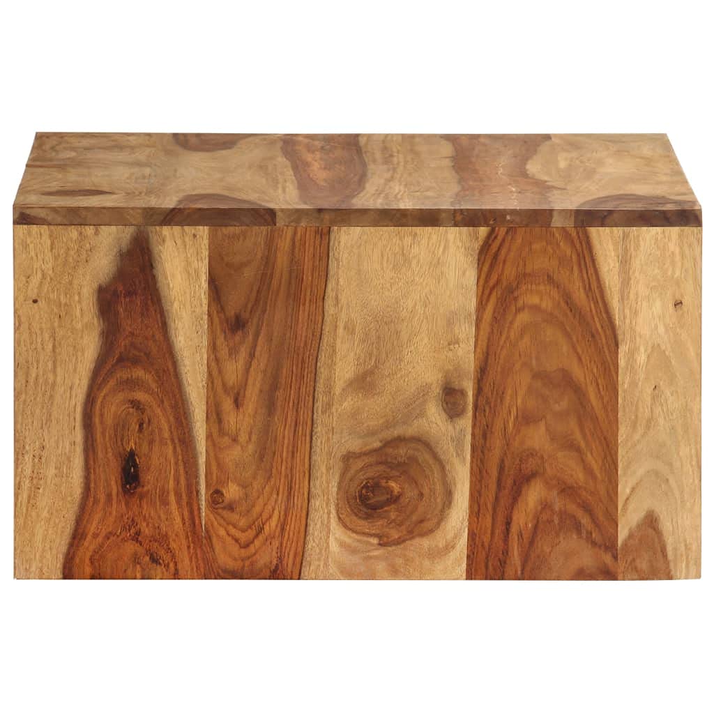Brown Solid Sheesham Wood Nesting Coffee Table Set of 2 A82237