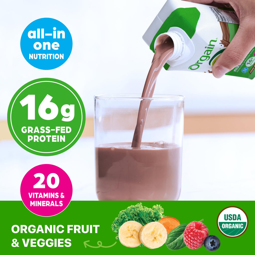 Organic Creamy Chocolate Fudge Shake 12 Pack C91255