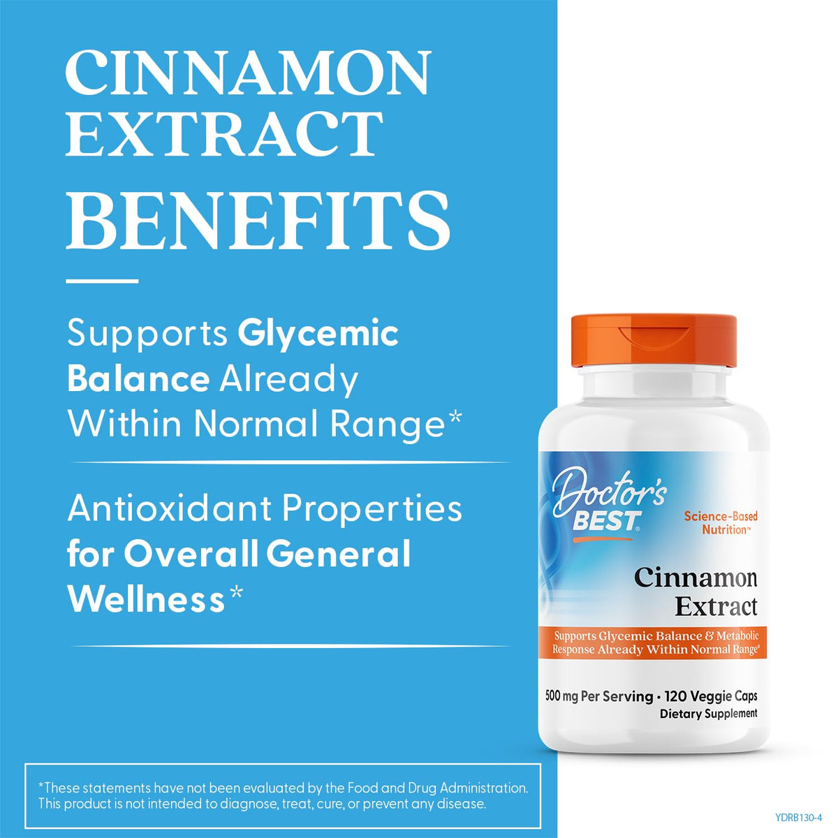 Cinnamon Bark Extract Capsules, 120 Veg Caps Z3034