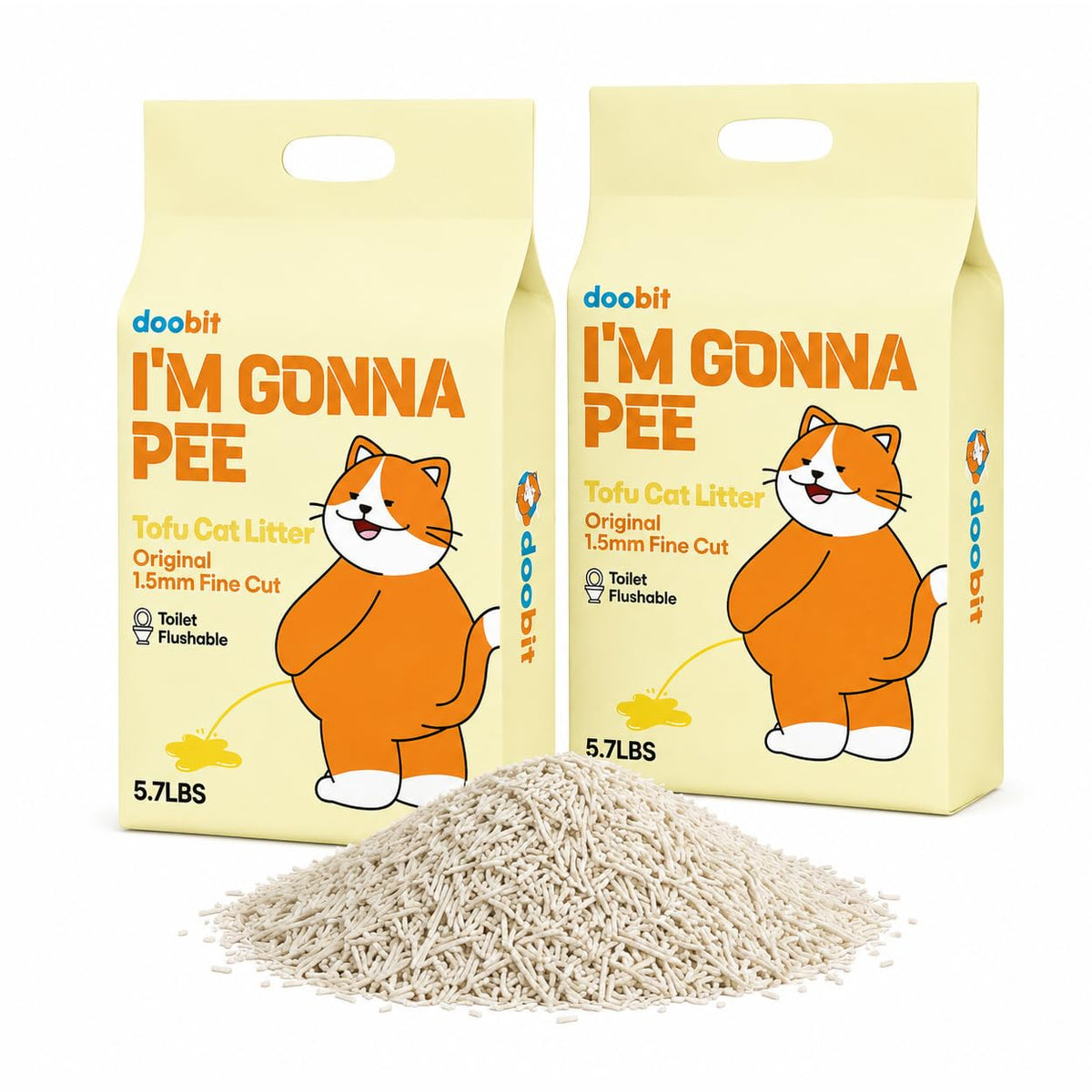 Flushable Dust Free Ultra Absorbent Cat Litter 11.4LB U878763