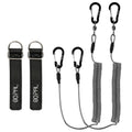 Heavy Duty Kayak Paddle Leash, Retractable Fishing Rod Tether, 2 Pack H93295