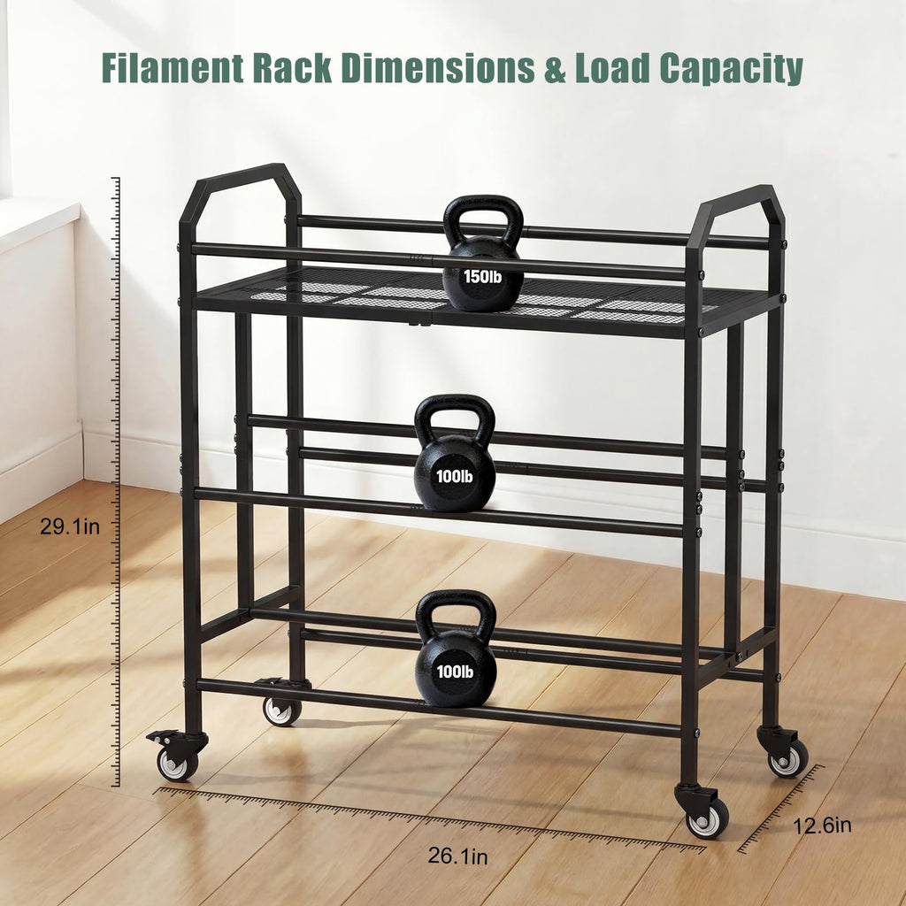 Filament Storage Rack with Wheels Y9871