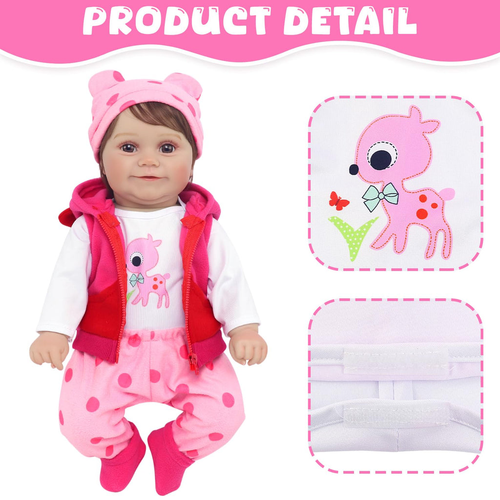 5 Pcs Baby Doll Clothes Set O29840