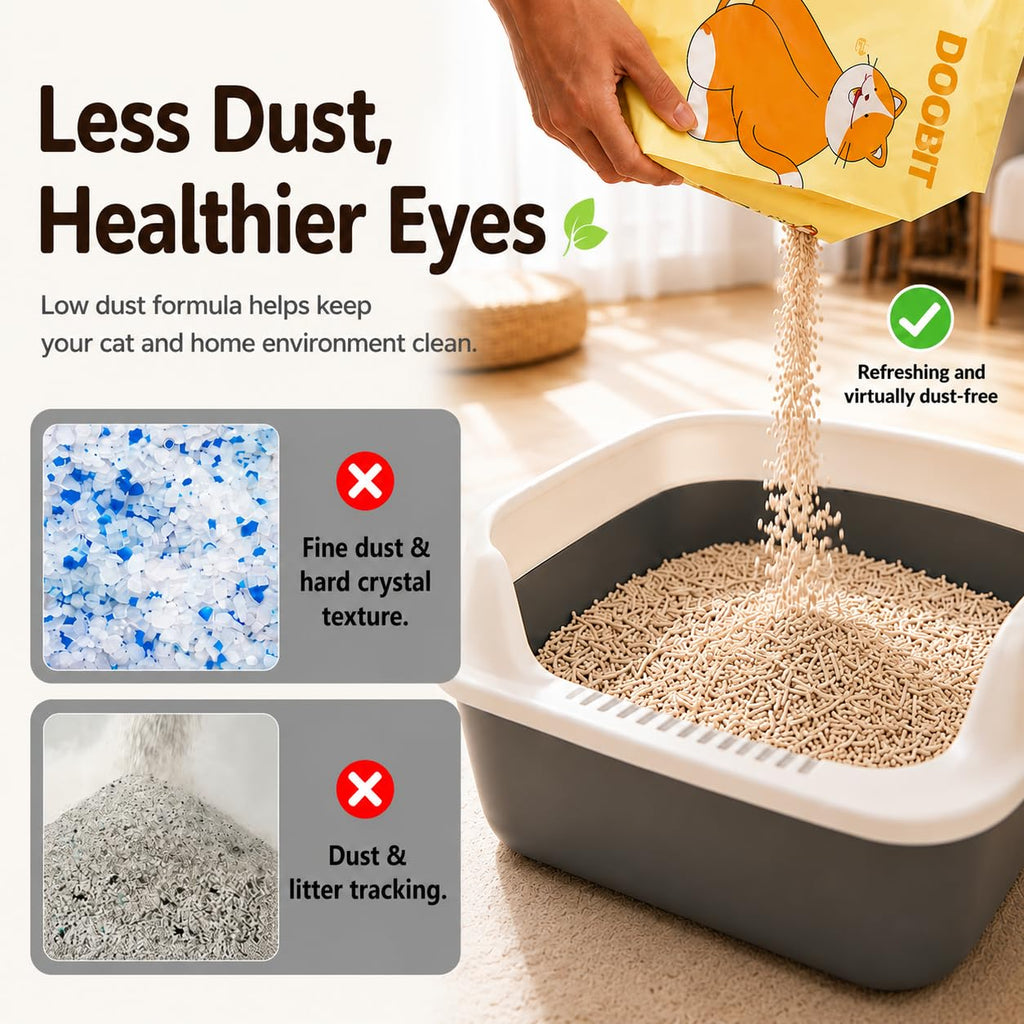 Flushable Dust Free Ultra Absorbent Cat Litter 11.4LB U878763
