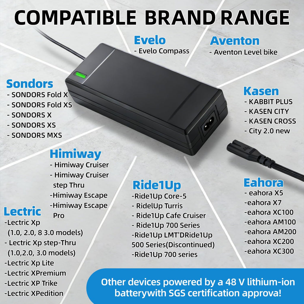54.6V 2A Lithium Battery Charger J291