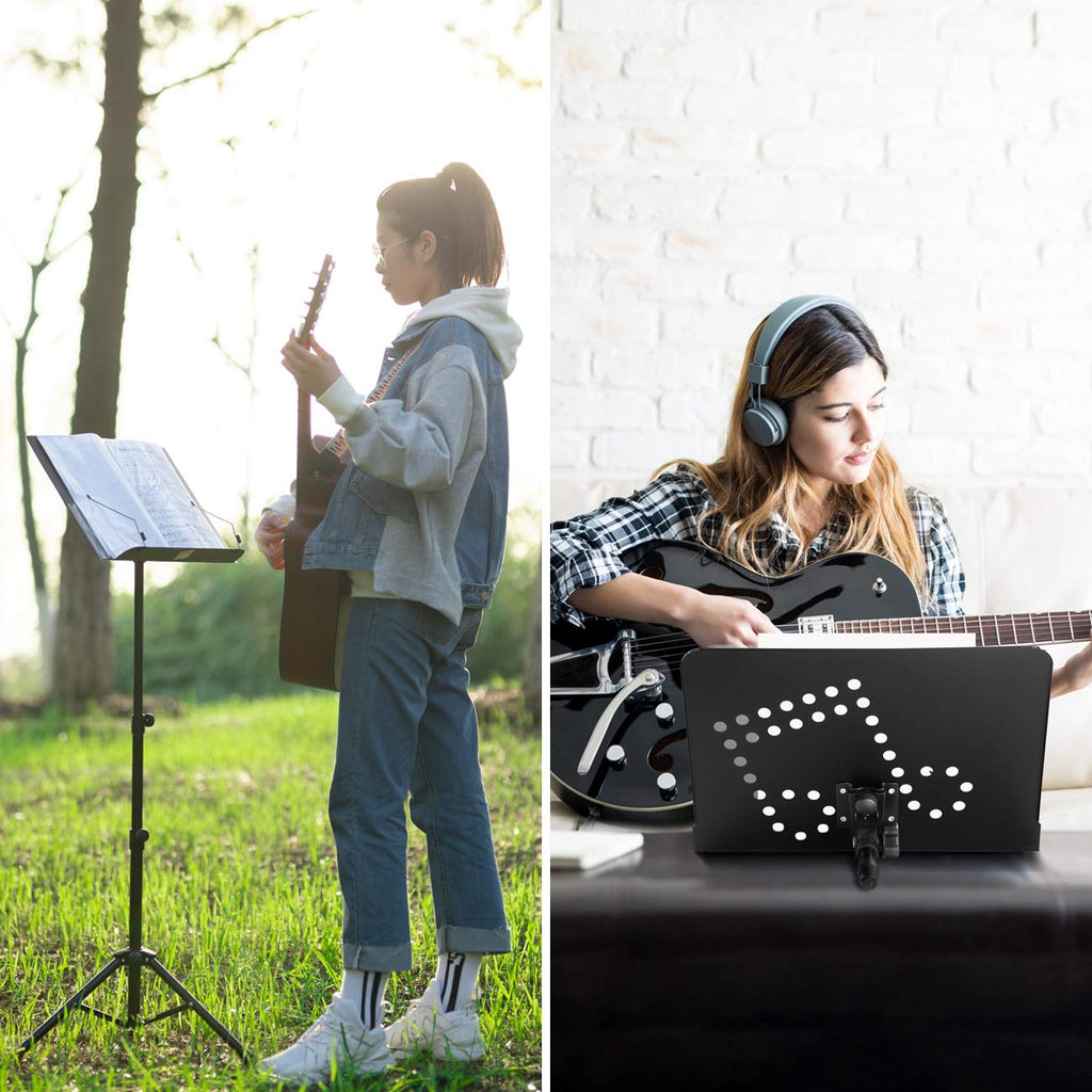 Adjustable Metal Sheet Music Stand with Carry Bag P930756