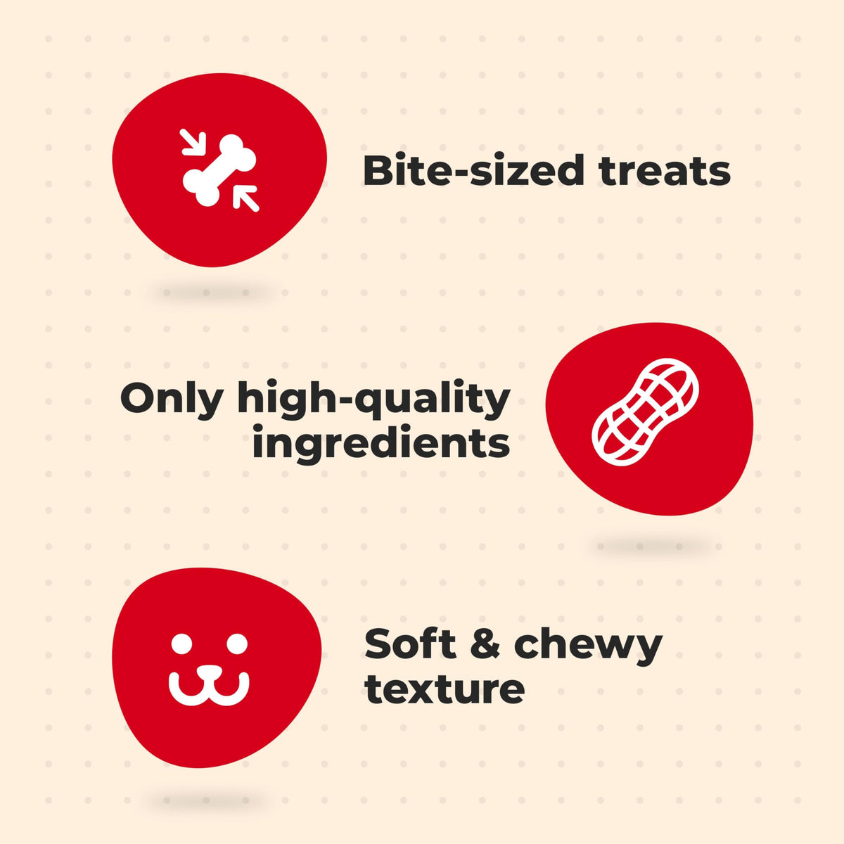 Soft & Chewy Peanut Buttery Dog Treats 11.8 Oz T777